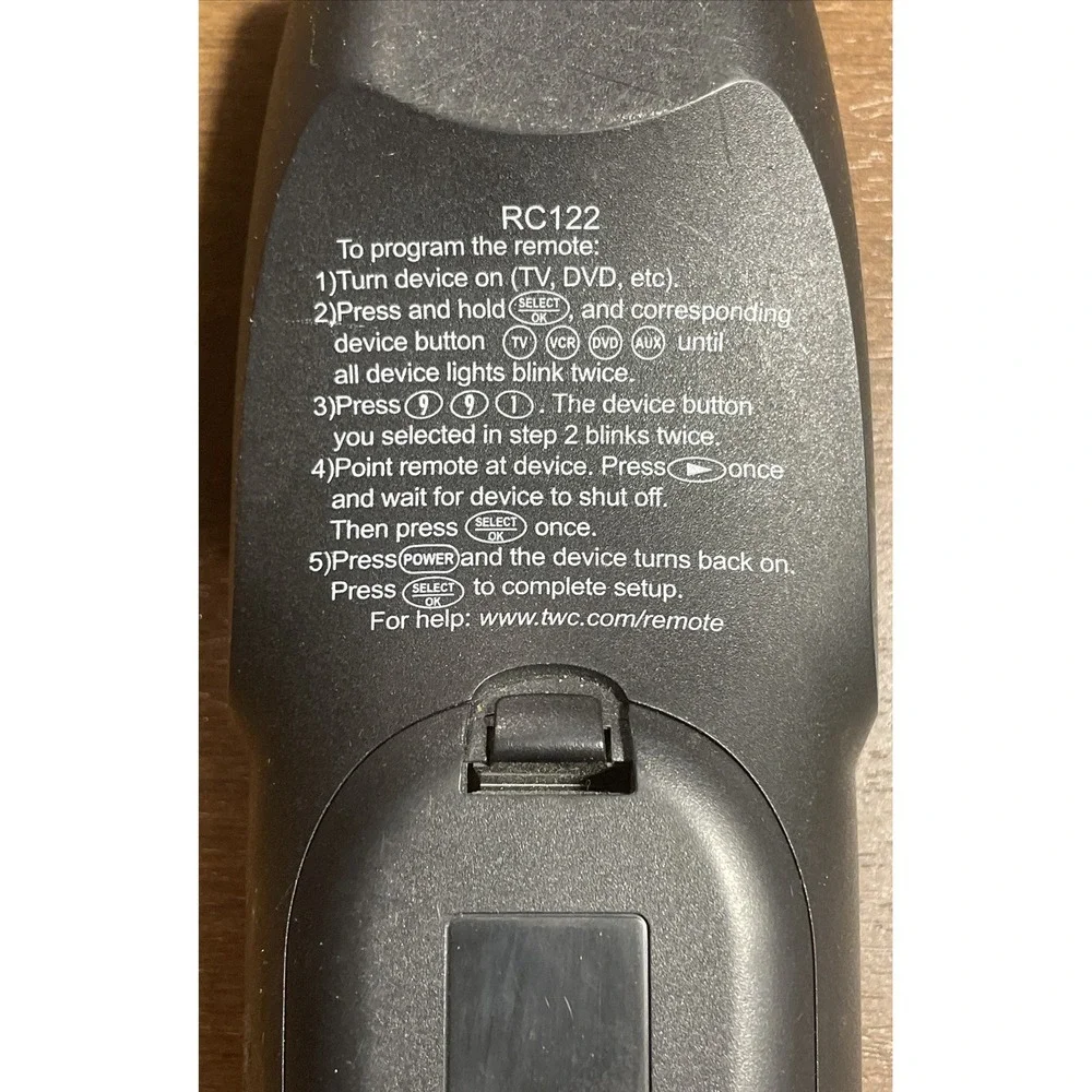 Spectrum RC122 Replacement Remote Control Black